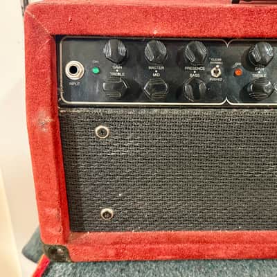 Mesa Boogie Nomad One-Hundred 3-Channel 100w Guitar Amp Head - Factory Red Suede Tolex image 4