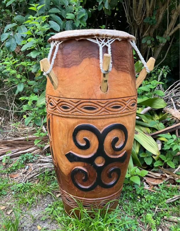 Kpanlogo Drum Hand Drum 2020 - Wood image 1