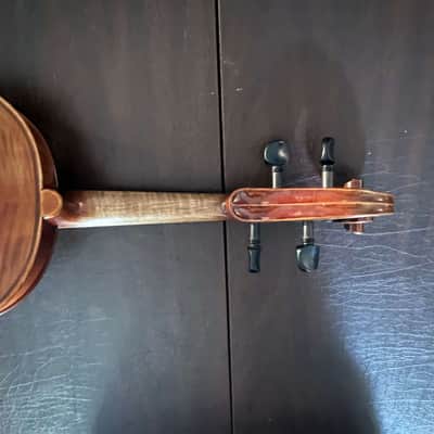 Quinlan & Fabish Monteleone 16.5" hand carved viola, Brazilwood bow and Bobelock Obleck case image 12