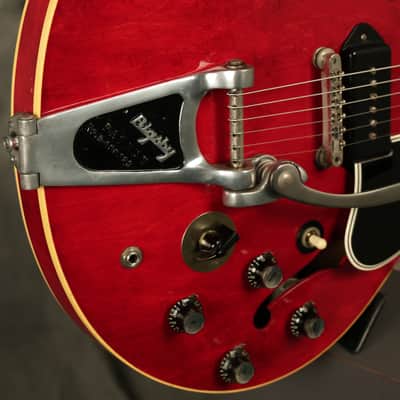 1961 Gibson ES-330 Cherry RARE original STEREO Varitone image 12