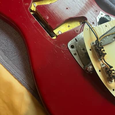 1966 Fender Mustang Dakota Red w/ OHSC image 22