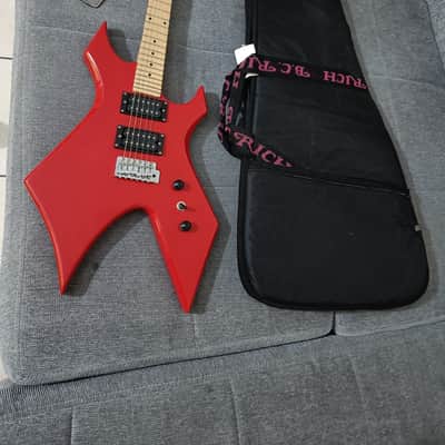 B.C. Rich Warlock Standard Red Reverse Headstock 1985 - 1995 Ultra Rare image 2