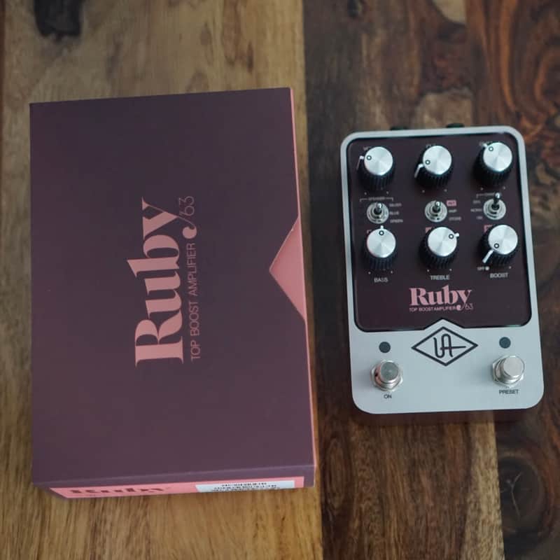 Universal Audio Ruby ’63 Top Boost Amplifier 2022 - Present - Ruby / Silver image 1