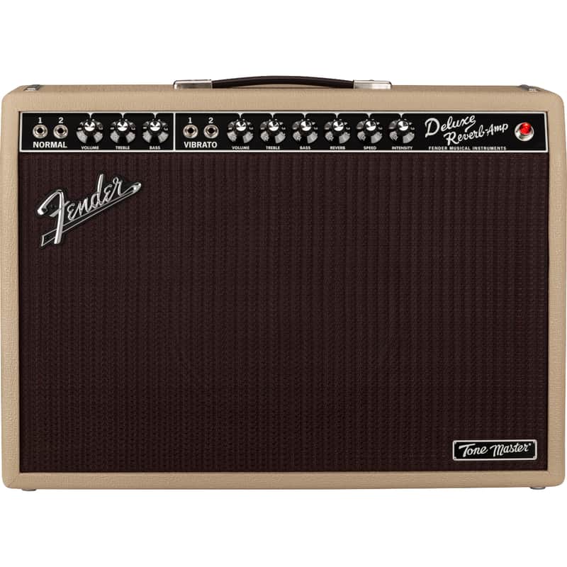 Fender Tonemaster Deluxe Reverb Combo Amplifier in Blonde image 1