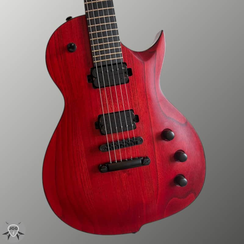 Solar GC2.6TBR Trans Blood Red Matte - With Gig Bag - Excellent Condition image 1
