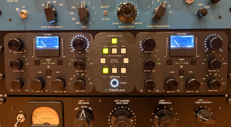 WesAudio ngBusComp Stereo Bus Compressor with Digital Recall image 1