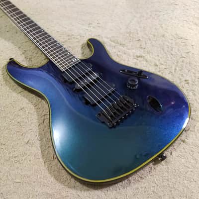 Ibanez Axion Label S671ALB-BCM - Blue Chameleon (Mint / Like New) image 1