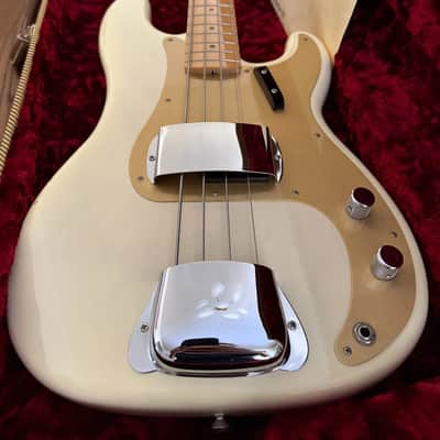 Fender American Vintage '58 Precision Bass 2013 - White Blonde / 8.6 lbs image 2