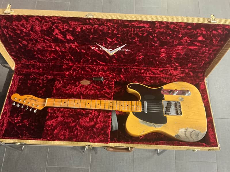 Fender Custom Shop Limited Edition 70th Anniversary Broadcaster Heavy Relic 2020 - Aged Nocaster Blonde image 1