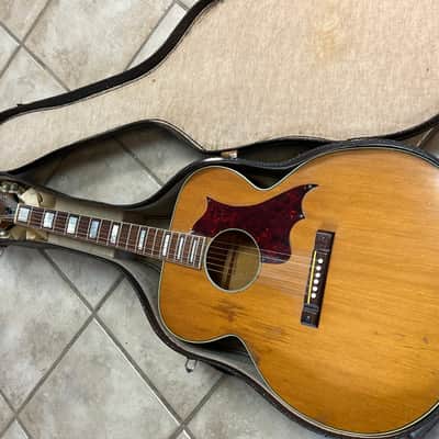 1965 Vintage Kay K-23 Jumbo Flat Top Acoustic Guitar Natural image 19
