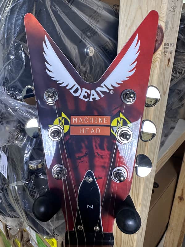 Vary Rare) Dean Limited Edition ZX Rob Flynn Baritone - | Reverb