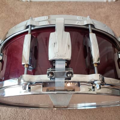 Pearl Masters Series MMX 14X5.5 Snare Drum - Wine Red image 3