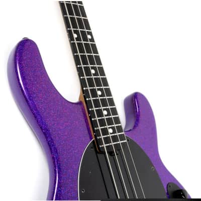 Ernie Ball Music Man StingRay 4 "DarkRay II", NEW COLOR Plasma Purple / Ebony image 6