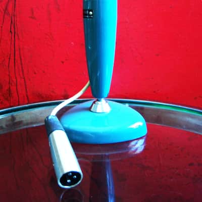 Vintage 1960's Lafayette 99-4530 dynamic microphone w stand & cable Calrad Lafayette prop display # 1 image 4