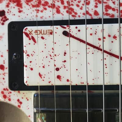ESP USA Horizon II 2020 Blood Splatter image 7