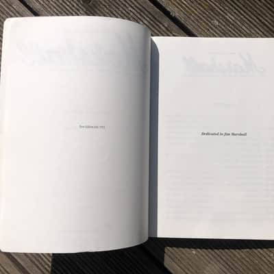 The History of Marshall Book, first edition 1993, two Jim Marshall signatures image 3