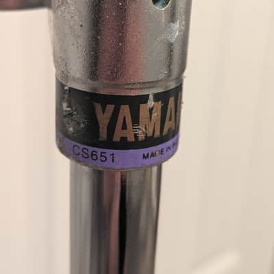 Yamaha CS651 Straight Single Braced Cymbal Stand image 4