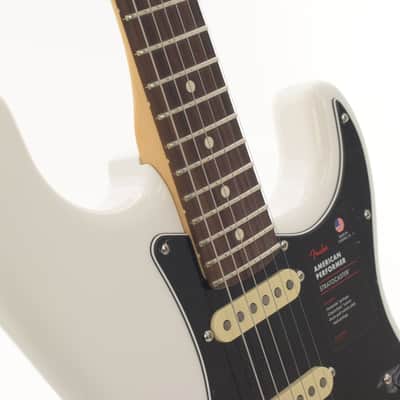 Fender American Performer Stratocaster with Rosewood Fretboard Arctic White 3443GR imagen 8