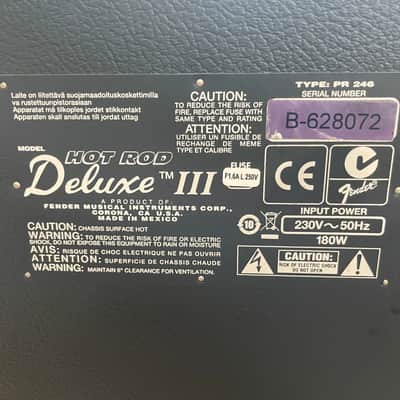 Fender Hot Rod Deluxe 3-Channel 40-Watt 1x12" Guitar Combo image 3