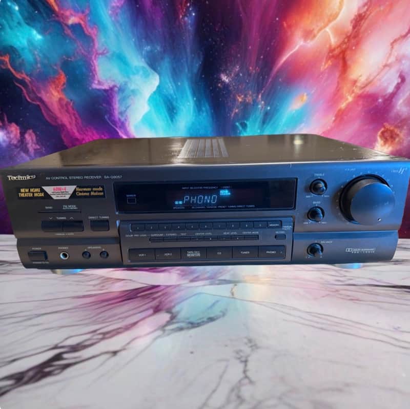 Technics SA-G9057 Stereo Receiver Freshly Serviced Working 1998 255W 5 Channel !