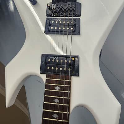 BC Rich Warlock NJ Series 1999 Floyd Rose - White image 2