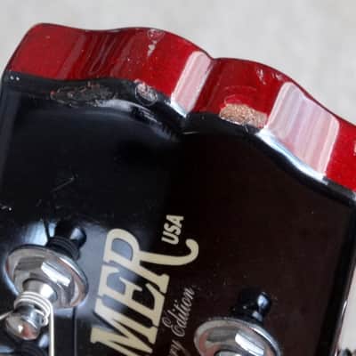 Hamer USA 25th Anniversary Artist Mahogany 1998 Trans Cherry image 9
