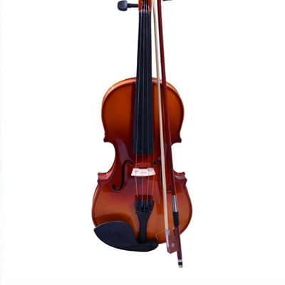 Handmade Violin Top Combo (Hard Case, Bow,Rosin) 4/4 Full Size, Pine Wood Spruce Acoustic image 3