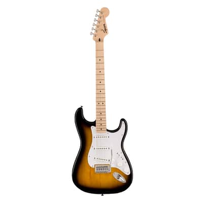 Used Squier Sonic Stratocaster - 2-Color Sunburst w/ Maple Fingerboard image 2