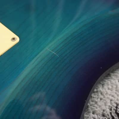 Fernandes “The Function” ST-45C MIJ Electric Guitar Blue Burst Flame Top w/ Fernandes Hard Case image 19
