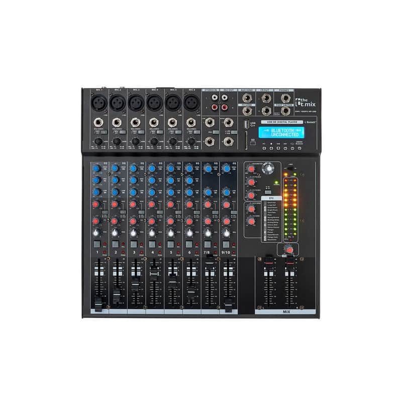 t.mix xmix 1202 FXMP USB – 12-Channel Mixer – Original Packaging image 1