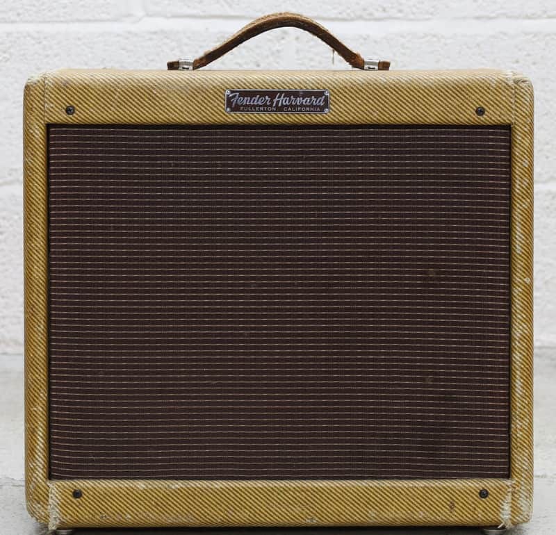1958 Fender Harvard 5F10 guitar amplifier, made in USA (USA voltage) image 1