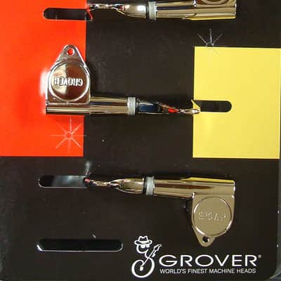 Grover 144N Mini Bass Guitar Tuning Machines 2 + 2, Nickel image 1