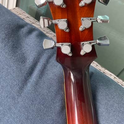 Eastman T186MX semi hollow sunburst with case solid maple top solid mahogany b&s image 11