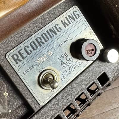 1940s Recording King Model 1016 Deluxe Model Vintage Valco National Dobro 1x12 Tube Combo Amplifier W/ Cover! image 8