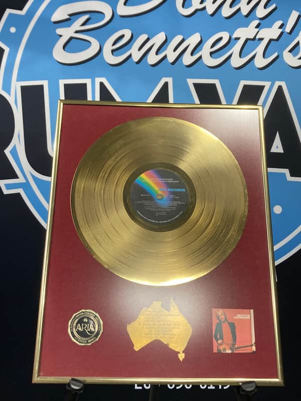 Stan Lynch Tom Petty and The Heartbreakers, ARIA Australian, Damn the Torpedoes Gold Record (#6) image 1