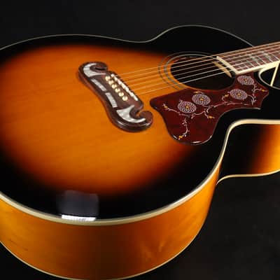 Epiphone J-200 EC Studio (Solid Top; Fishman Presys) Vintage Sunburst 180 image 1