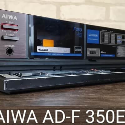 AIWA AD-F350E Rare Vintage Stereo Cassette Deck Tested Serviced Warranty image 2