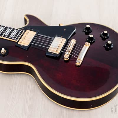 1976 Greco EG1000 Custom Wine Red, 100% Original w/ Maxon U-3000, Case image 9