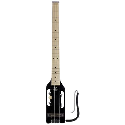 Traveler Guitar Ultra-Light Bass Acoustic-Electric Travel Bass Guitar (Gloss Black) image 2