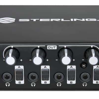Sterling Audio SHA4 4-Channel Headphone Amplifier 2021 - Present - Black image 9