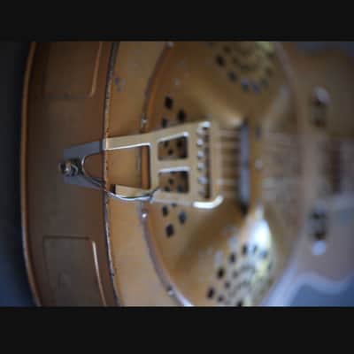 Dobro Gold Steel Resonator 1935 Cool Patina & Sound image 13