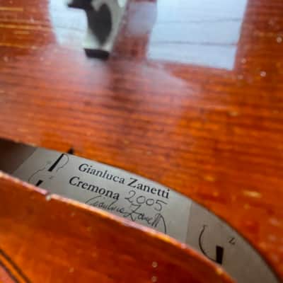 Powerful! Italian Violin by Gianluca Zanetti of Cremona, Italy 4/4 *Watch Video -Extremely Rare Violin image 5