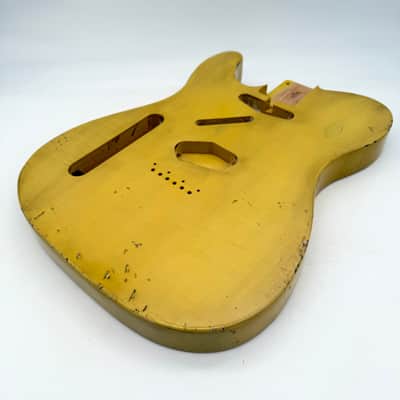 MJT Telecaster Body Lefty Relic Alder Nitro Butterscotch Light mjt6652 image 3