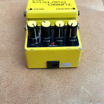 Boss OD-2 Turbo OverDrive (Black Label) 1988 - 1995 - Yellow image 4