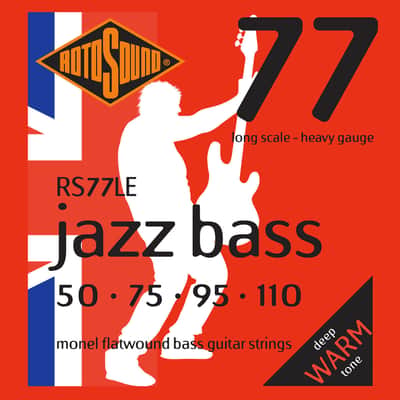 RS77LE Jazz Bass 77 Monel Flatwound 50/110 Rotosound image 2