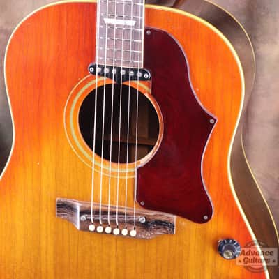 Gibson 1969 J-160E Cherry Sunburst image 6