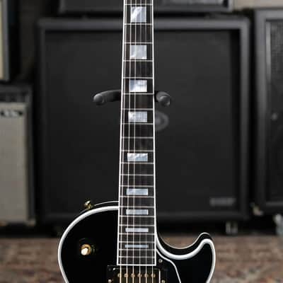 Gibson '70s Les Paul Custom Electric Guitar - Ebony with Hardshell Case image 5