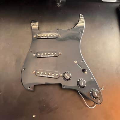 Seymour Duncan Alnico II Pro Loaded Strat Pickguard Early 2000s - Black image 1