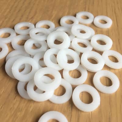 40 x Standard Nylon Tension Bolt Washers for Snare Drums, Toms & Bass Drums image 2