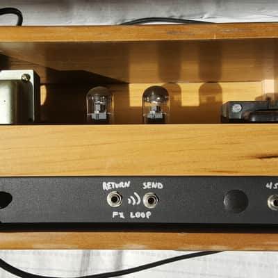 Verellen BV #3  (3rd amp made) Natural Wood 50 Watt Bass Guitar Amp image 2